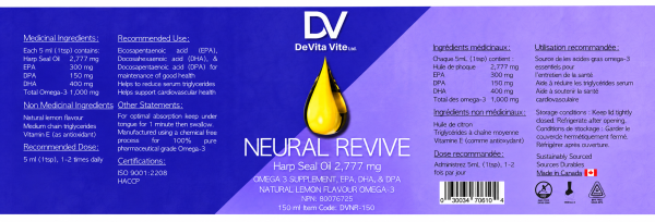 Neural Revive Harp Seal Oil