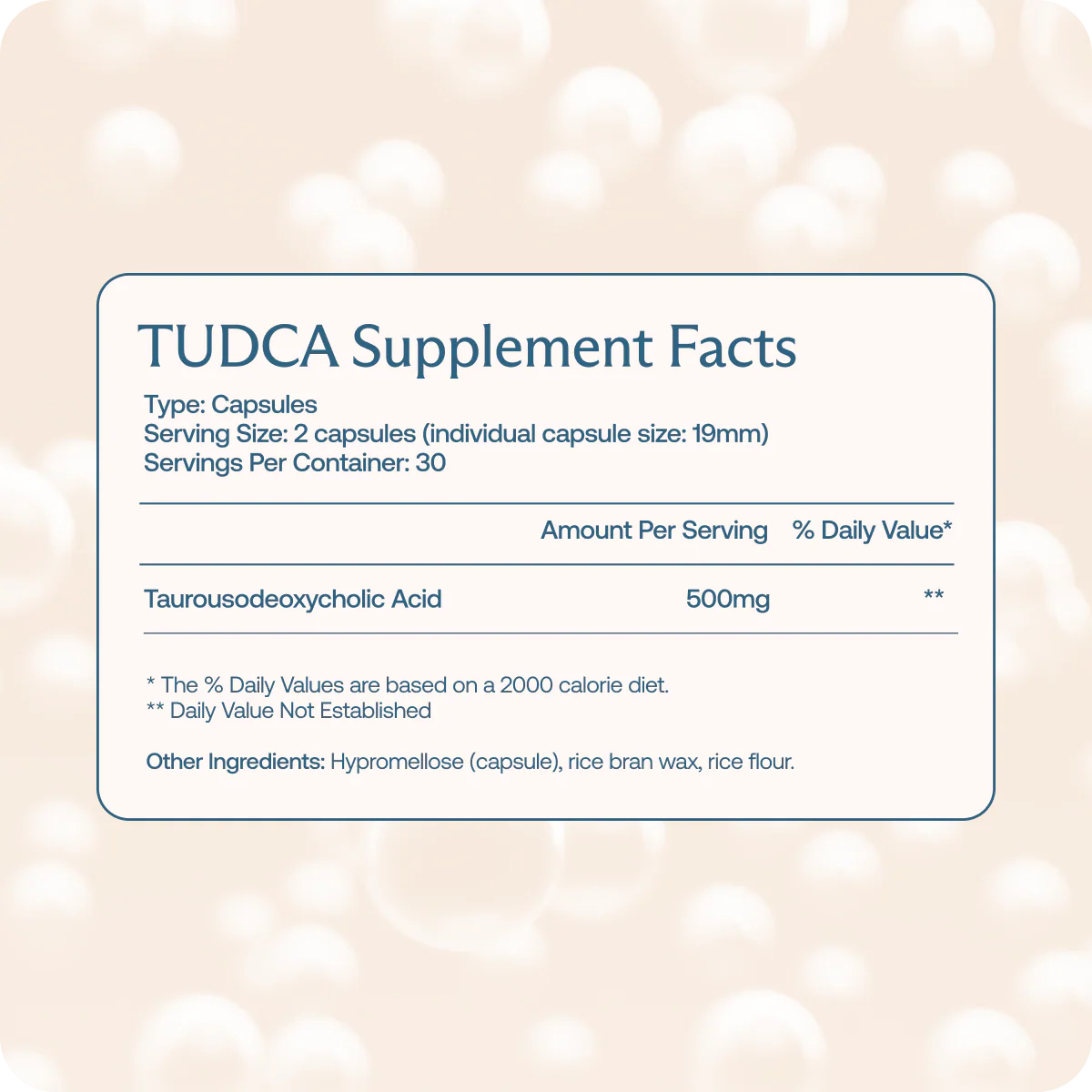 BodyBio Tudca