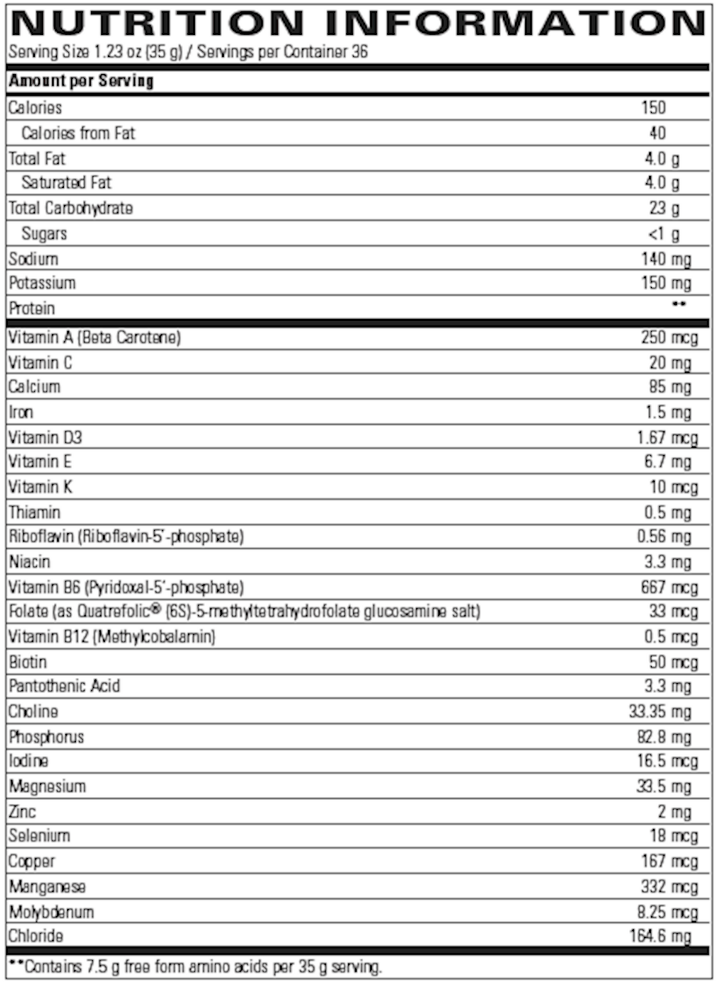 Physicians' Elemental Diet – Dextrose-Free Nutrient Powder