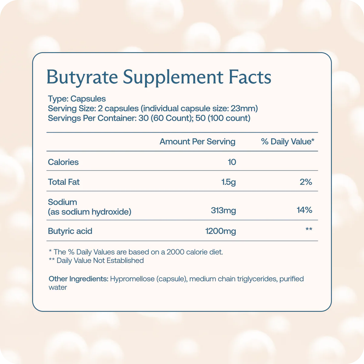 BodyBio Sodium Butyrate