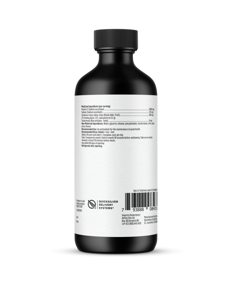 Quicksilver Scientific Liposomal Vitamin C+ Elderberry