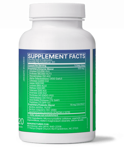 DigestMate™ | 2-in-1 Digestive Enzymes and Probiotics