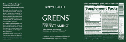 Perfect Greens: Enhanced with Perfect Amino for Optimal Wellness