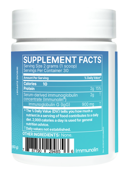 Mega IgG2000 – Dairy-Free Immunoglobulin (Capsules or Powder)